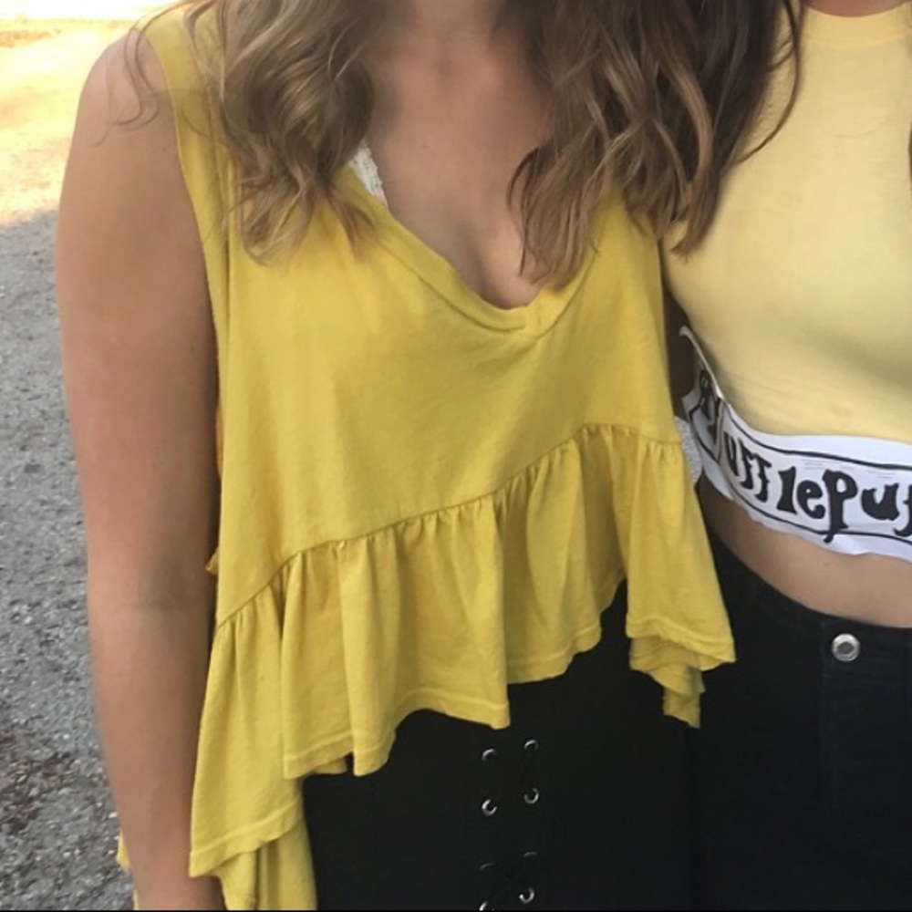 UO yellow tank top